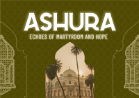 Decorative Ashura Postcard