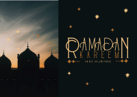 Ramadan Mubarak Postcard example 2