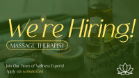 Spa Massage Hiring Animation