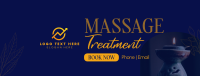 Massage Treatment Wellness Facebook Cover