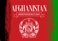 Afghanistan Independence Day Postcard