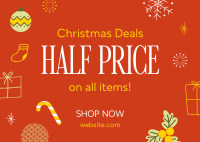 Amazing Christmas Deals Postcard