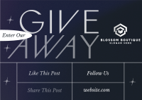 Generic Giveaway Postcard Image Preview