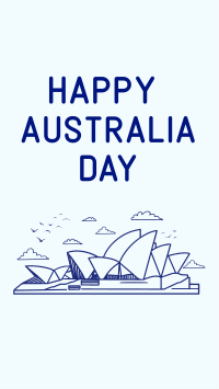 Happy Australia Day Facebook Story