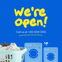 Laundry Opening Instagram Post