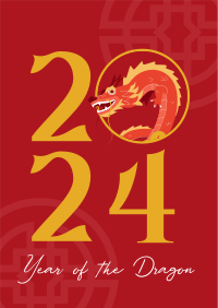 Dragon New Year Poster