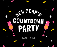 New Year Countdown Party Facebook Post