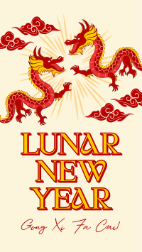 Happy Lunar New Year Instagram Reel Image Preview