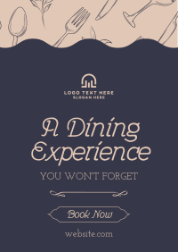Elegant Fine Dining Poster
