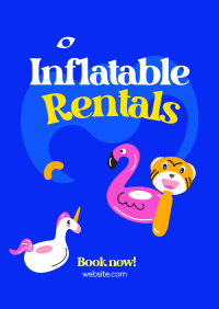 Party with Inflatables Poster