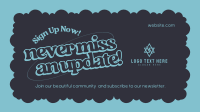 Our Quirky Newsletter Animation