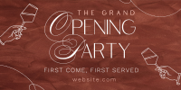 Luxurious Grand Opening Twitter Post