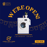 Laundry Washer Instagram Post Design