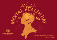 Support Mental Health Postcard