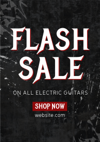 Guitar Flash Sale Poster