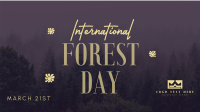 Minimalist Forest Day Animation