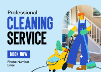 Cleaning Professional Postcard example 2