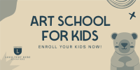 Art Class For Kids Twitter Post