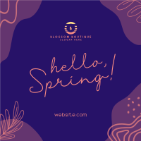 Hey Hello Spring Instagram Post Image Preview