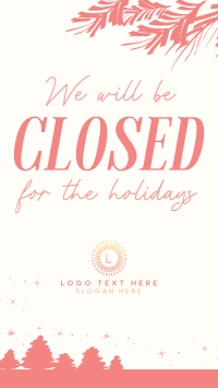 Closed for the Holidays Instagram Story