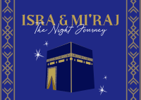 Isra and Mi'raj Postcard