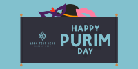 Happy Purim Twitter Post