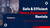 Corporate Heavy Equipment Rentals Facebook Event Cover