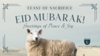Eid Mubarak Sheep Animation