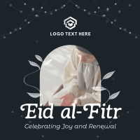 Blessed Eid Mubarak Linkedin Post Design