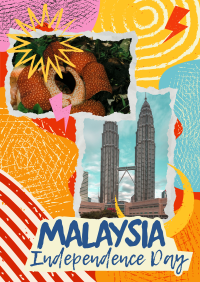 Quirky Collage Malaysia  Poster Design