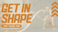 Fitness Gym Training Animation