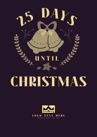 Days Away Christmas Poster