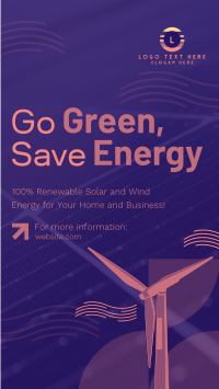 Solar & Wind Energy  Facebook Story