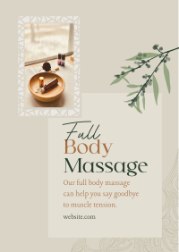 Full Massage Flyer example 4