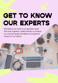 Group of Experts Poster Design