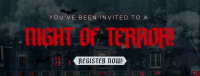 Scary Halloween Party Facebook Cover Image Preview