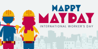 May Day Workers Event Twitter Post