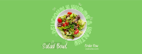 Vegan Salad Bowl Facebook Cover