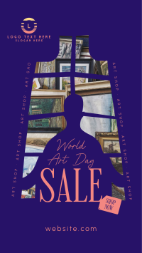 World Art Day Sale TikTok Video