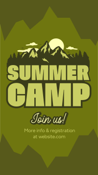 Summer Camp TikTok Video Design