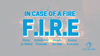 Fire Safety Tips Animation