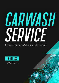 Cleaning Car Wash Service Flyer