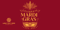 Celebrate Mardi Gras Twitter Post