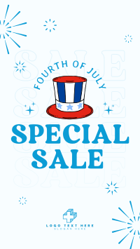 Quirky 4th of July Special Sale Instagram Reel Image Preview