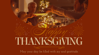 Elegant Thanksgiving Greeting Animation