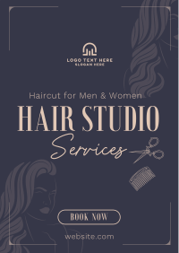 Hair Studio Flyer Design