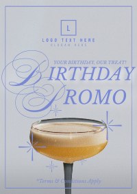 Rustic Birthday Promo Poster