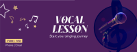 Vocal Lesson Facebook Cover
