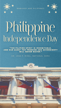 Vintage Philippine Independence Day Instagram Reel Image Preview