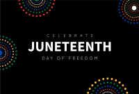 Colorful Juneteenth Pinterest Cover